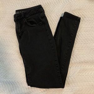 American Eagle Black Hi-Rise Jegging Super Stretch
